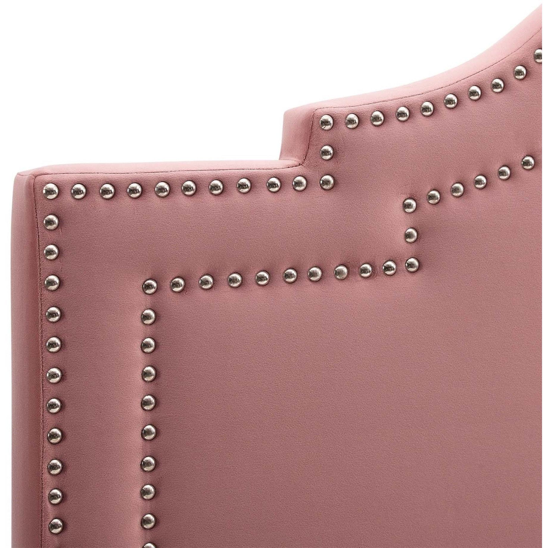 Lucia King/California King Performance Velvet Headboard - Dusty Rose