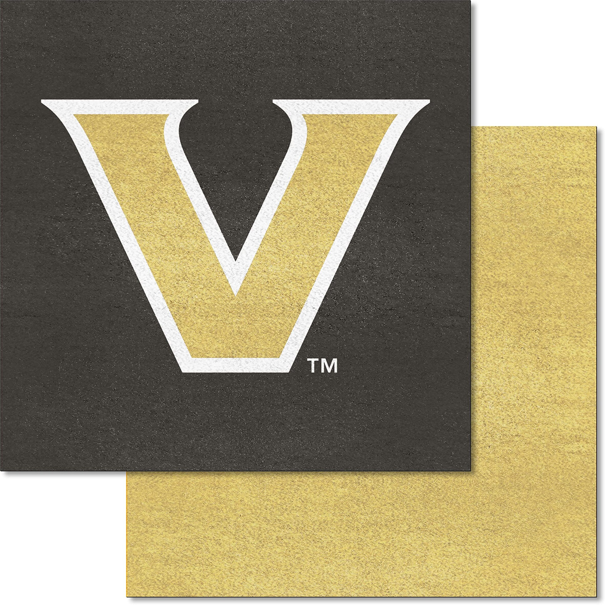 Vanderbilt Commodores Team Carpet Tiles - 45 Sq Ft.