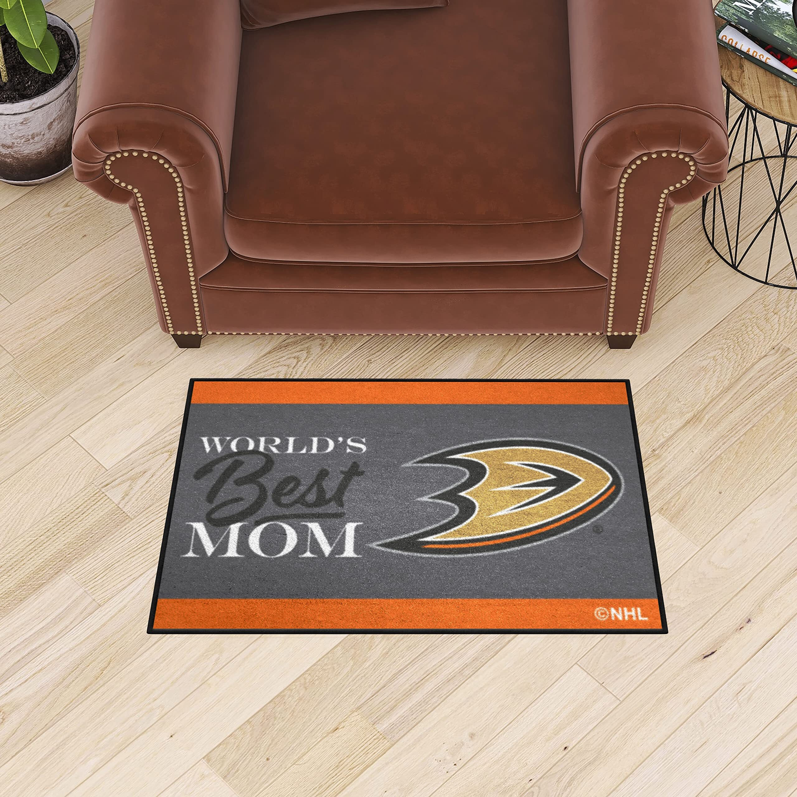 Anaheim Ducks World's Best Mom Starter Mat Accent Rug - 19in. x 30in.