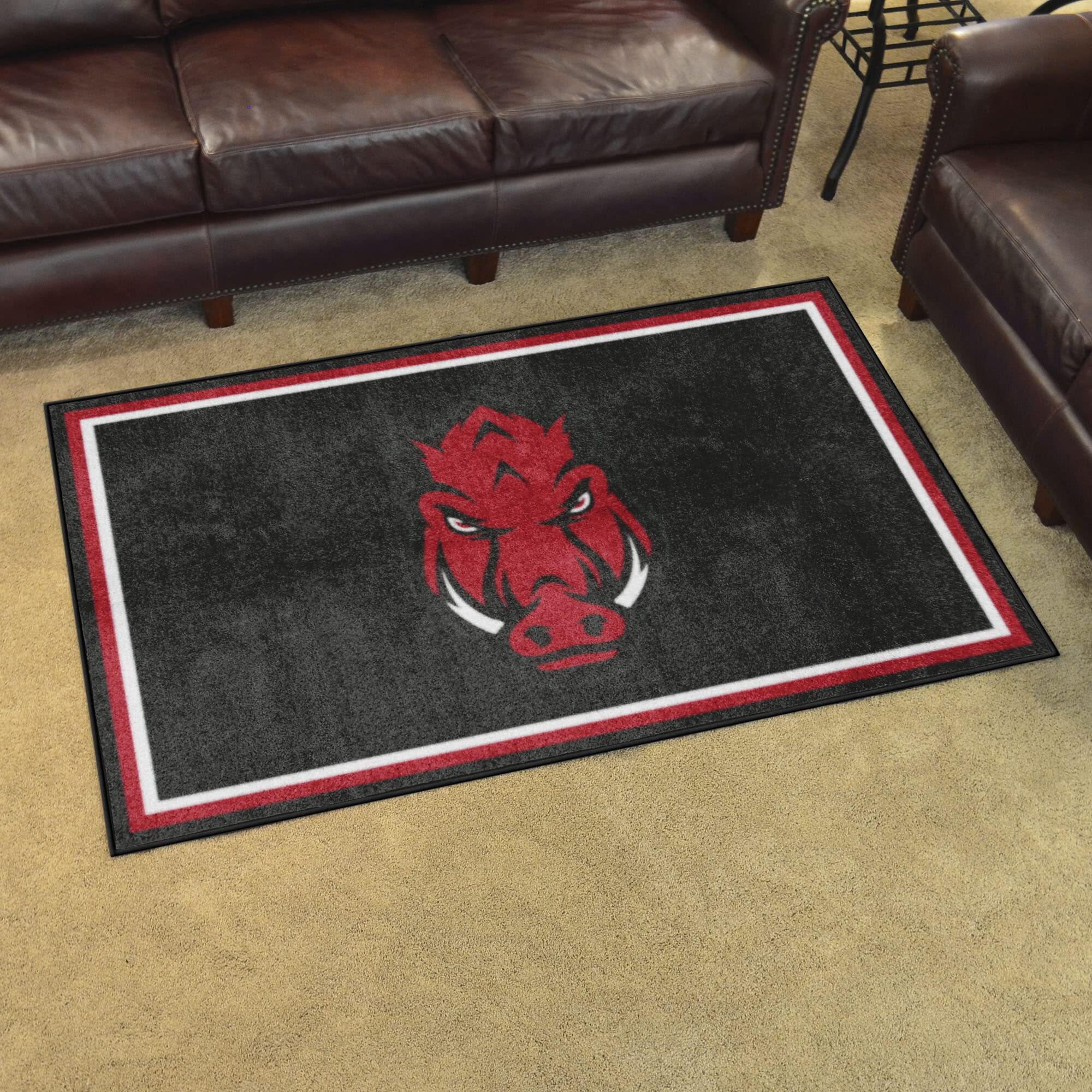 Arkansas Razorbacks 4ft. x 6ft. Plush Area Rug