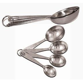 4-Pc Stainless Steel Measure Scoop Set