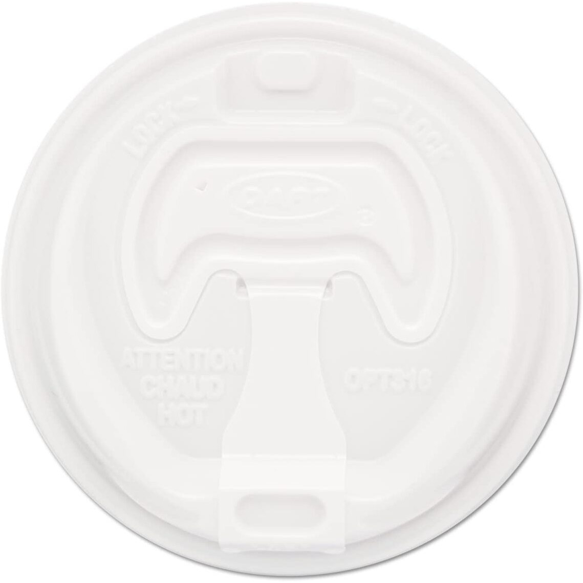 24 oz Optima Reclosable Lid&44 White - Pack of 100