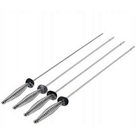 17 in. Chrome Skewers - Pack of 4