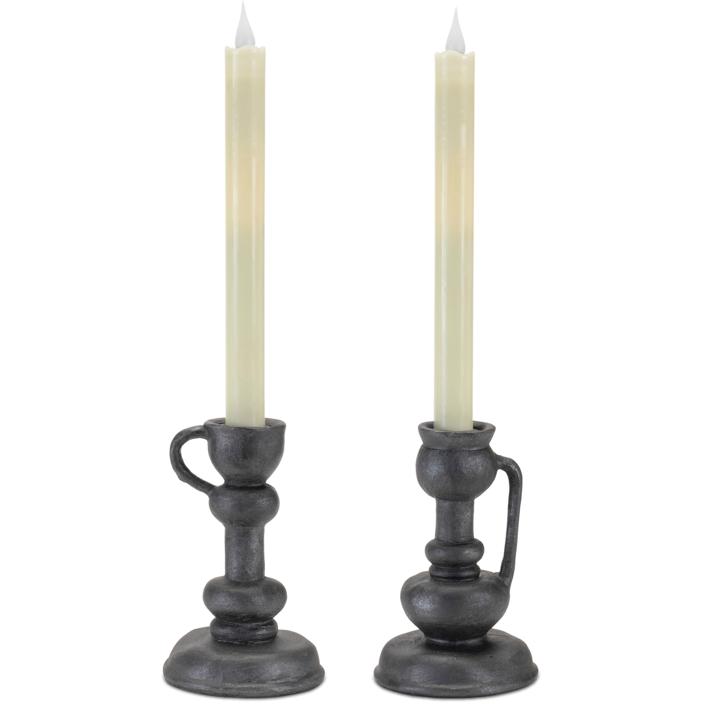 Antique Style Taper Candle Holder (Set of 2)