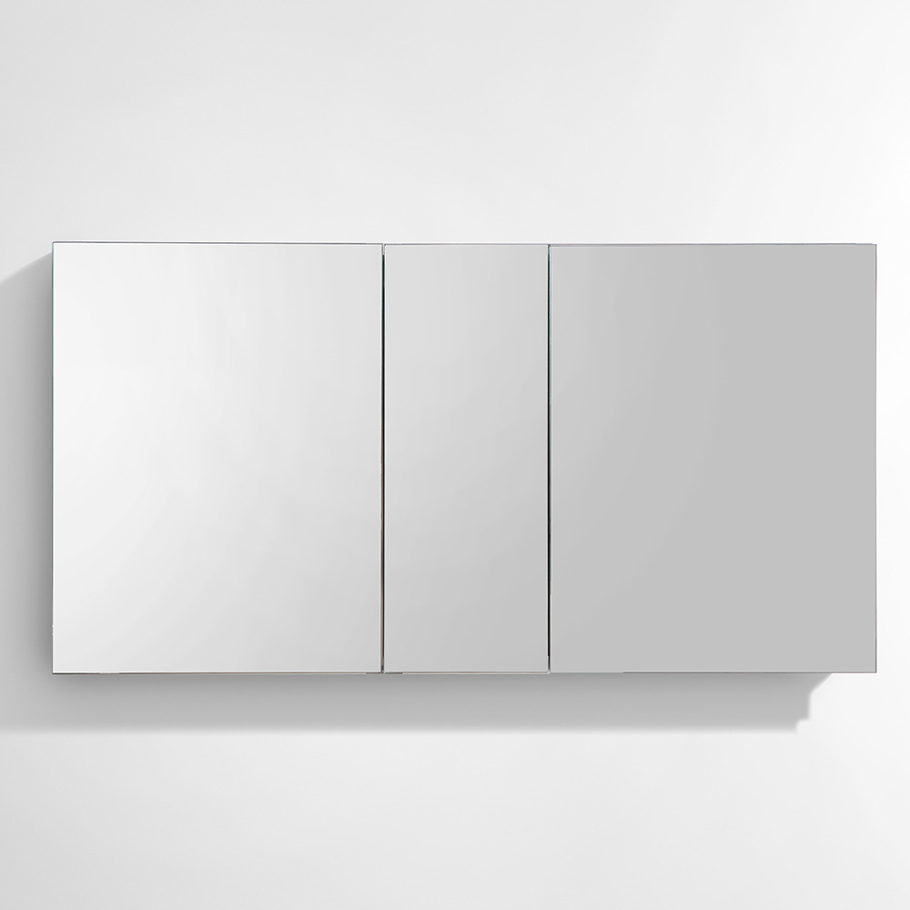 Fresca 50" Wide Bathroom Medicine Cabinet w/ Mirrors