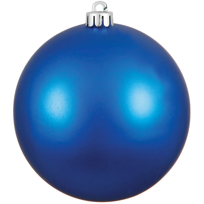 Vickerman 10" Blue Matte Ball UV Drilled Cap - N592502DMV