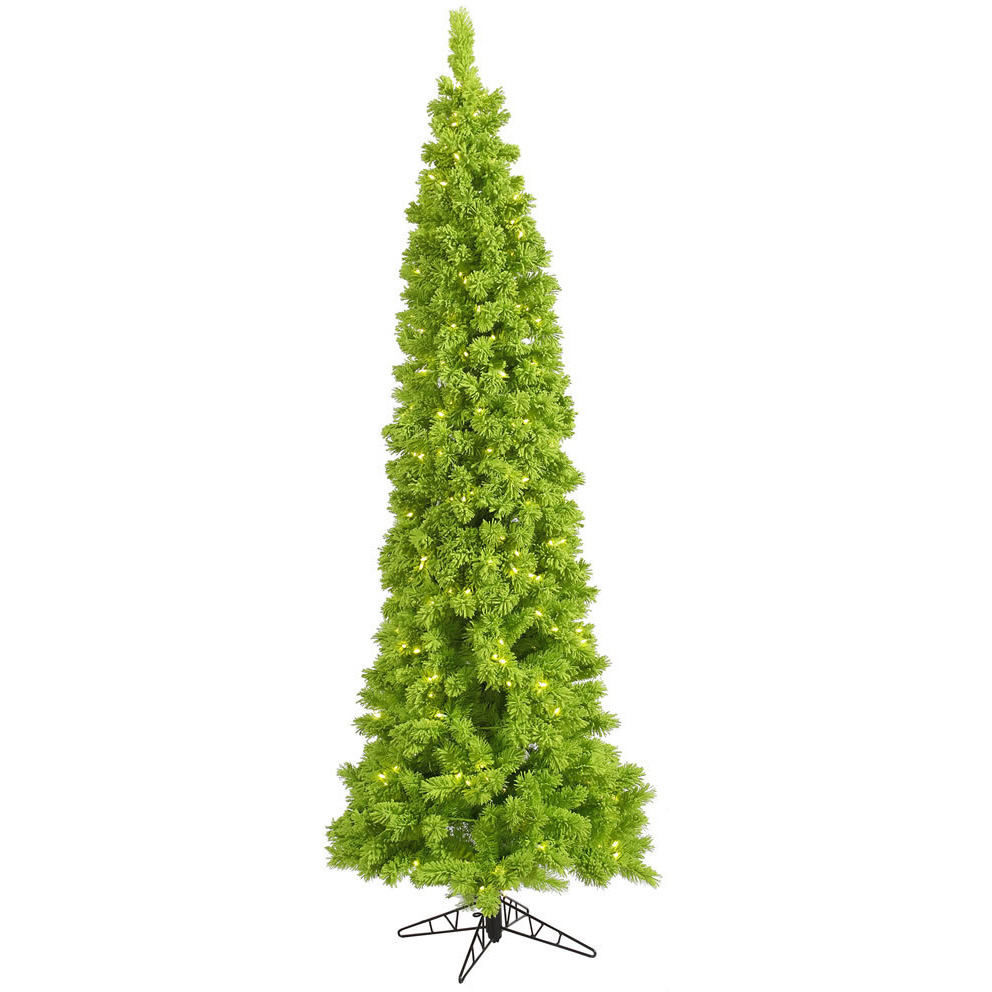 Vickerman 4.5'x19" Flk Lime Pencil DuraL LED 100Lm - K168546LED