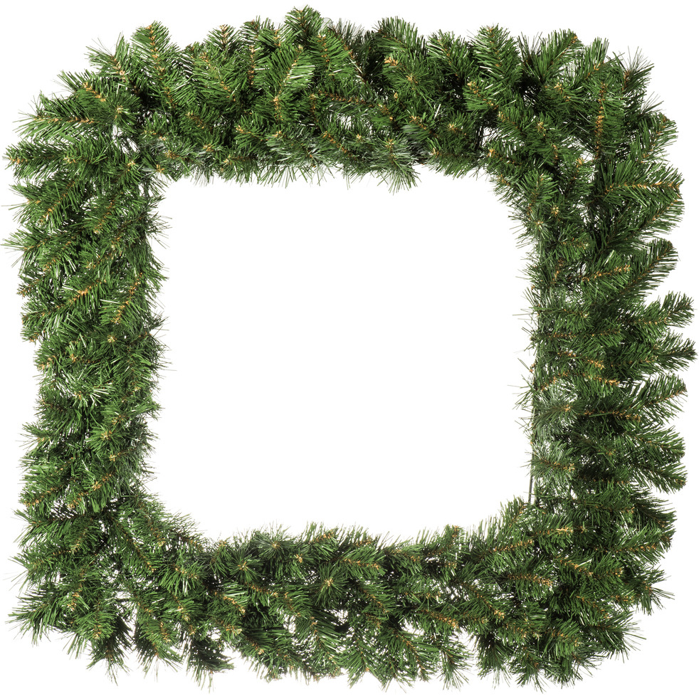 Vickerman 36" Grand Teton Square Wreath 200T - G126036