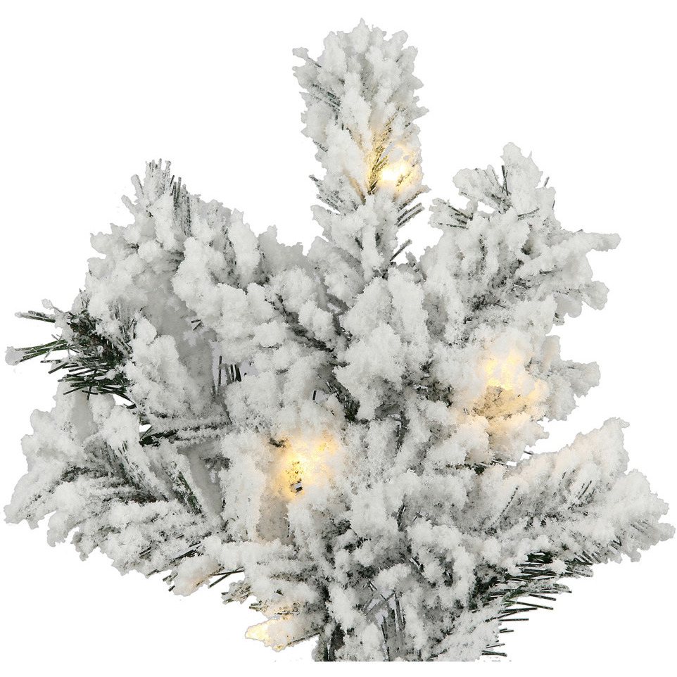 Vickerman 12' x 92" Flkd Alaskan 2050WmWht LED - A806391LED