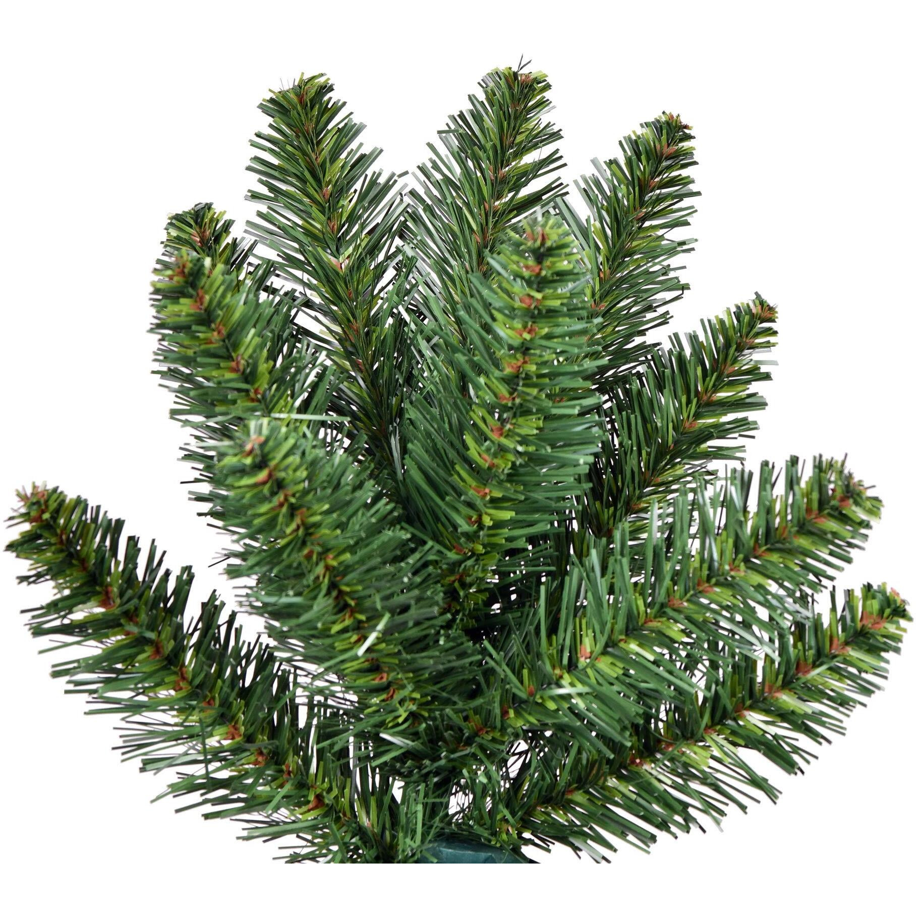 Vickerman 5.5' x 37" Chapel Pine Half Tree 619Tips - K193155