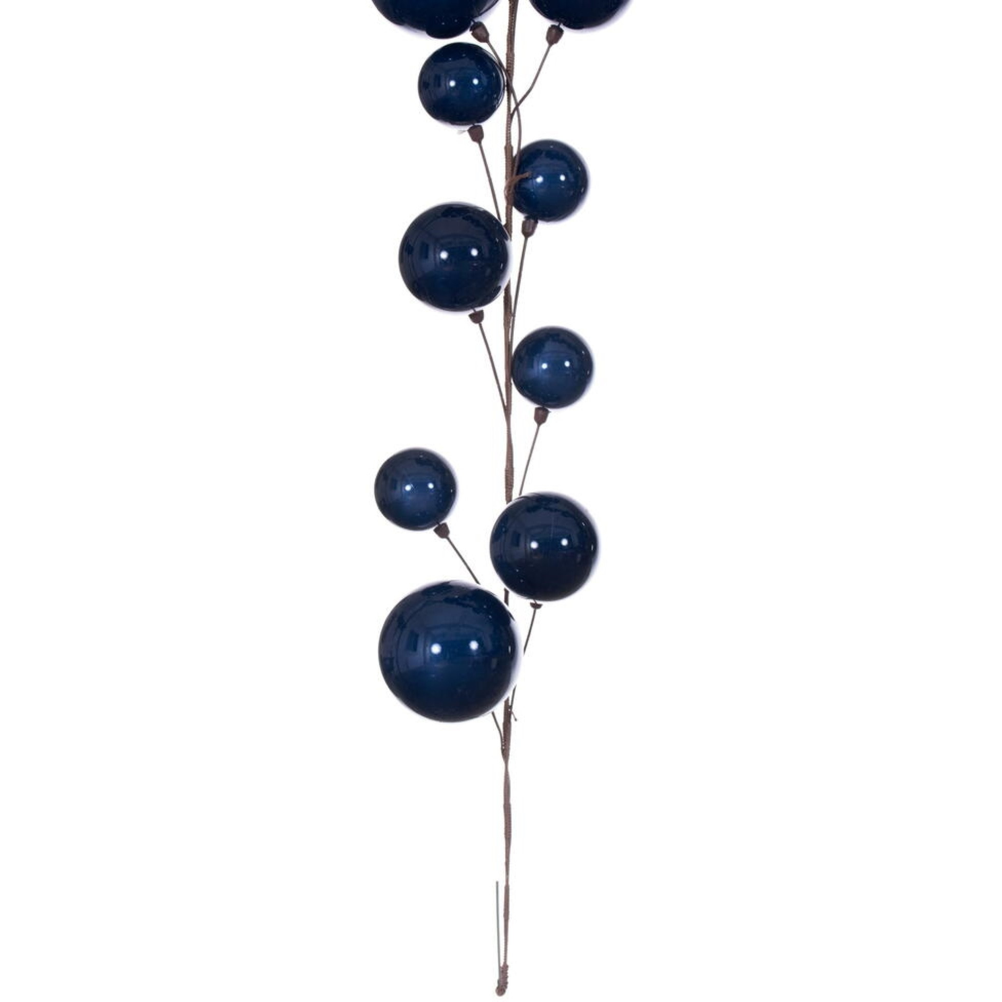 10' Midnight Blue Pearl Branch Ball Garl