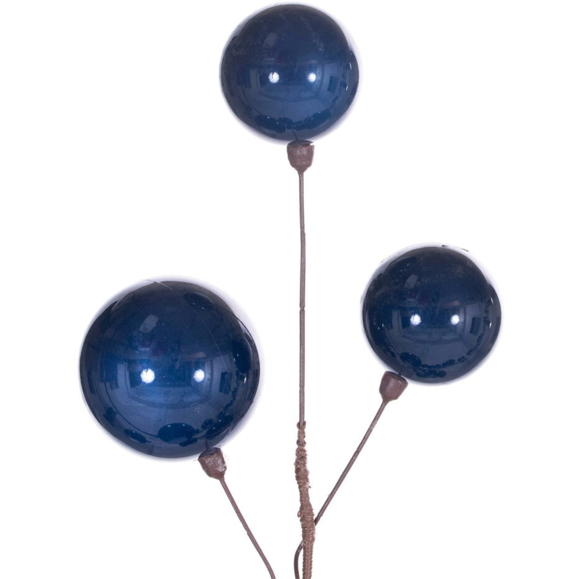 10' Midnight Blue Pearl Branch Ball Garl