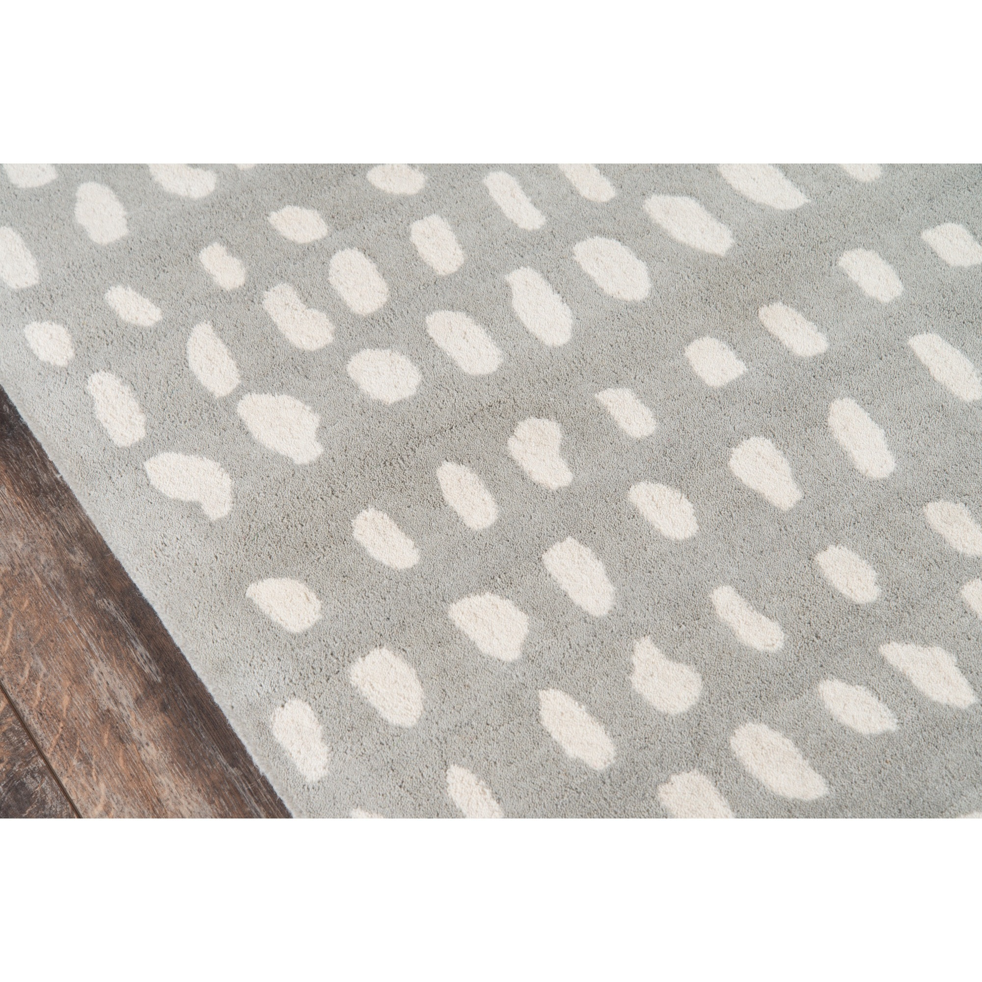 Novogratz Delmar DEL11 Grey Boho Dots 5' X 8'