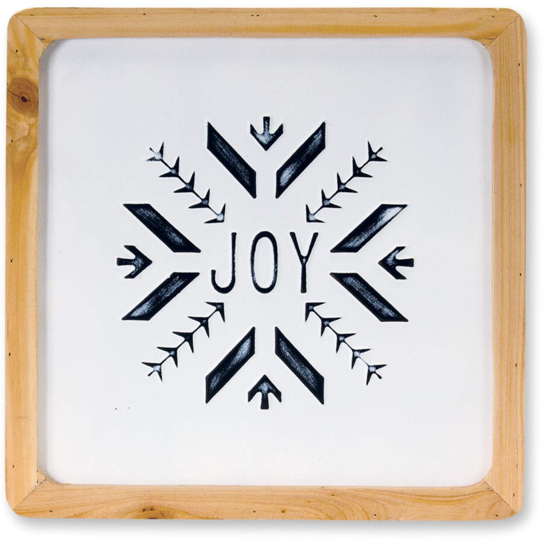 Joy Frame (Set of 2) 15.5&quotSQ Iron/Wood