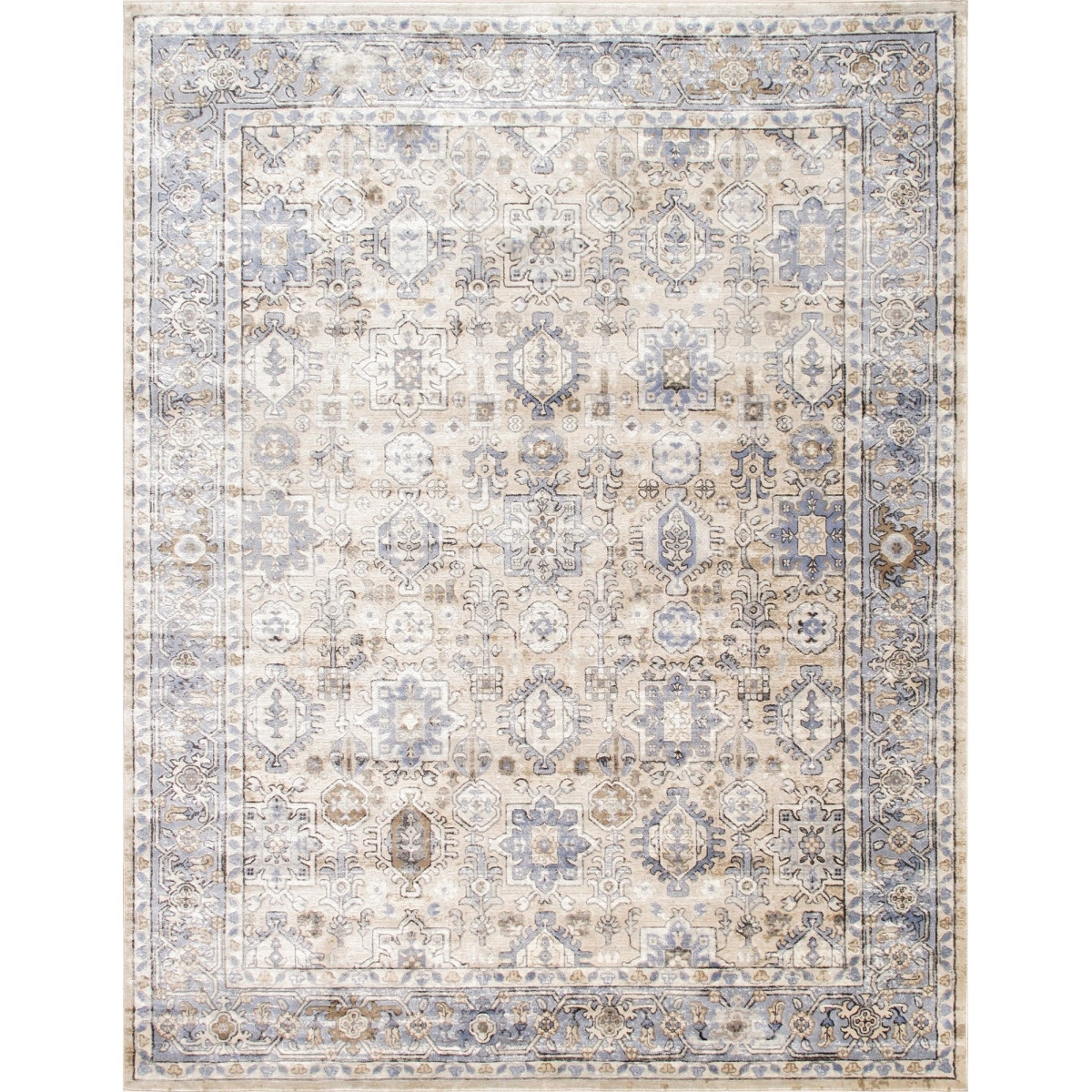 9 x 12 ft. Amadeus Design Power Loom Area Rug  Beige