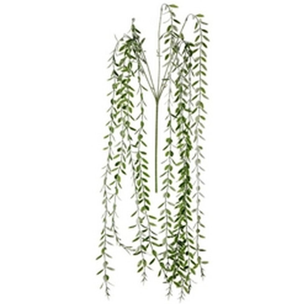 53 in. Frosted Cascading Laurel Leaf Spray Garland