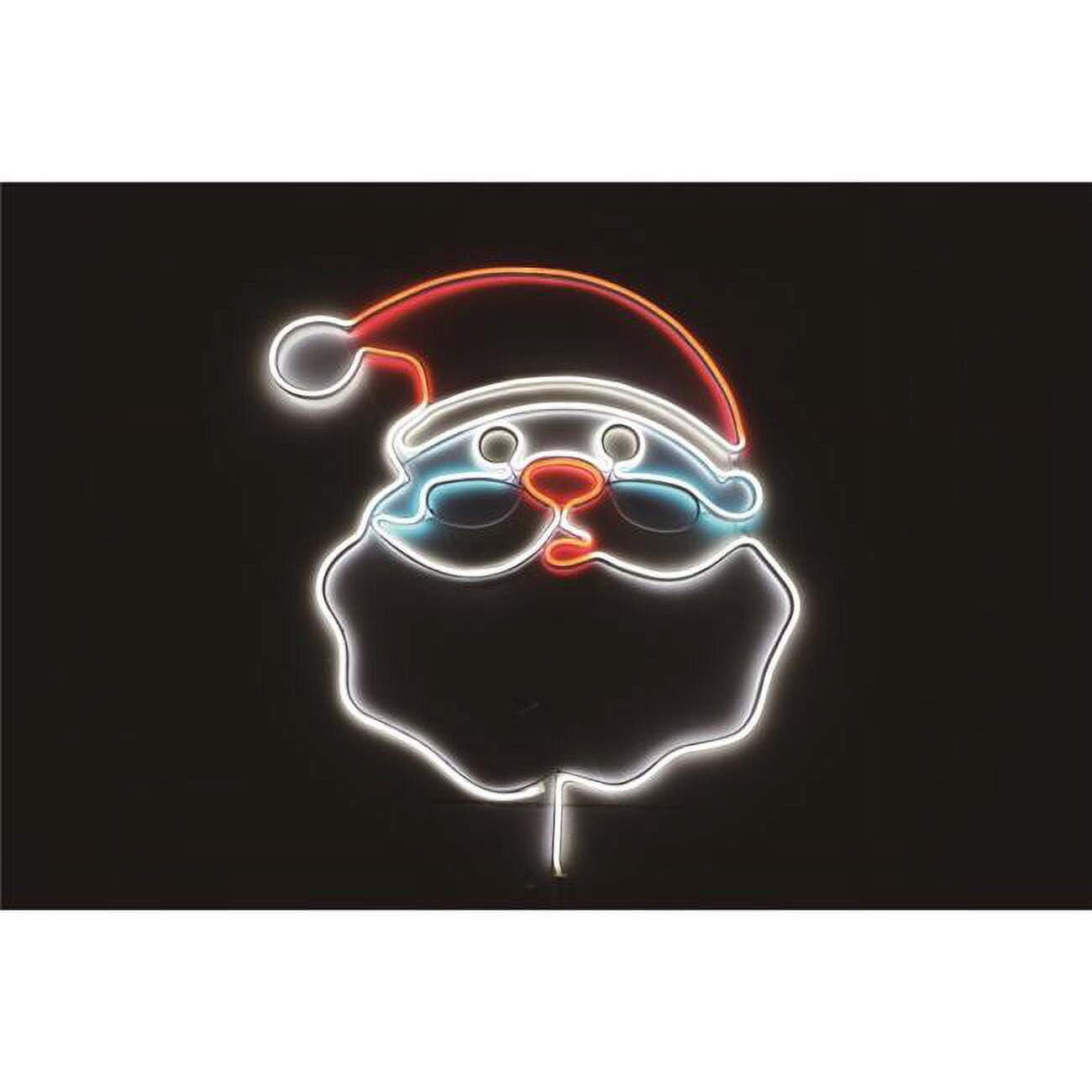 28 in. LED Santa Hanging Decor