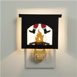 Santa in the Chimney Night Light - Box of 4