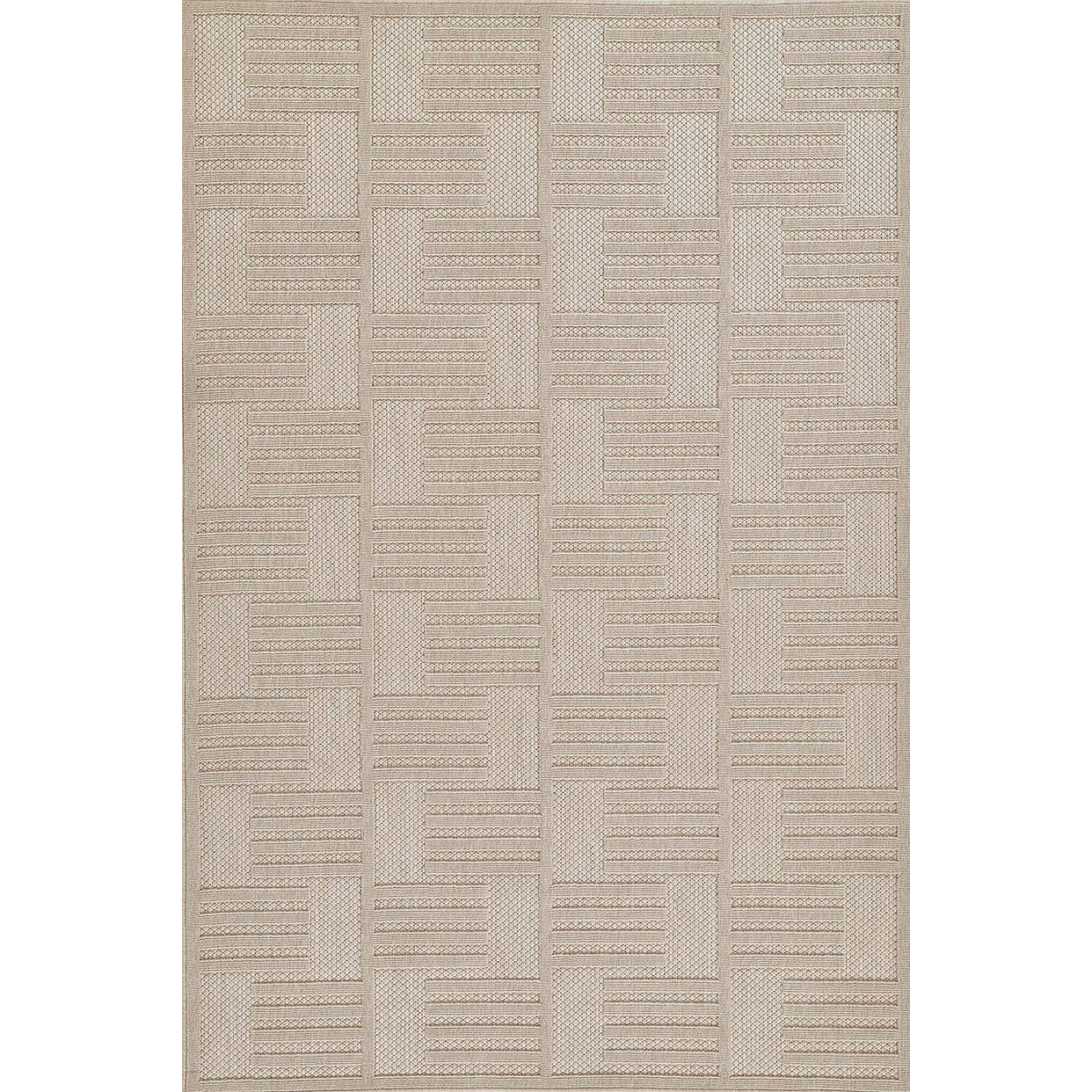 3 ft. 11 in. x 5 ft. 7 in. Vines Rectangle Area Rug&44 Beige