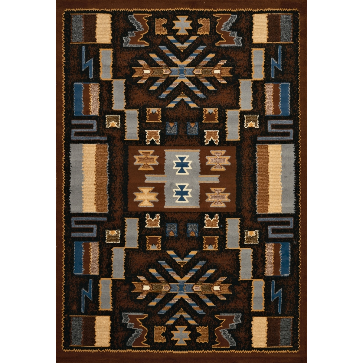 3 ft. 11 in. x 5 ft. 3 in. Manhattan Pelham Accent Rug - Brown - 3 ft. 11 in. x 5 ft. 3 in.