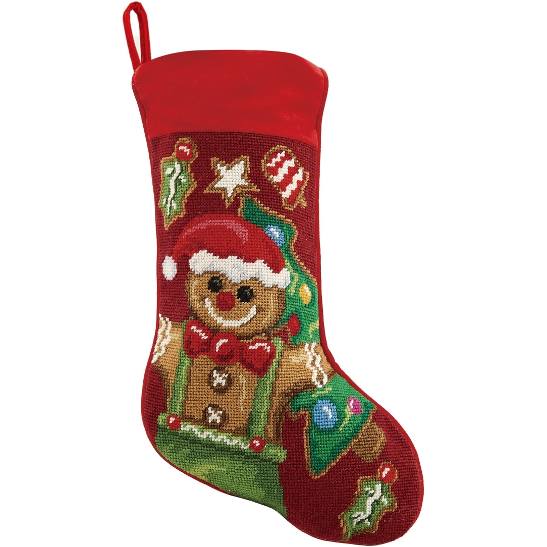 11 x 18 in. Gingerbread Man Np Stocking