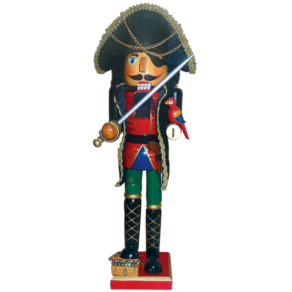 15 in. Pirate Nutcracker Hunt for Treasure