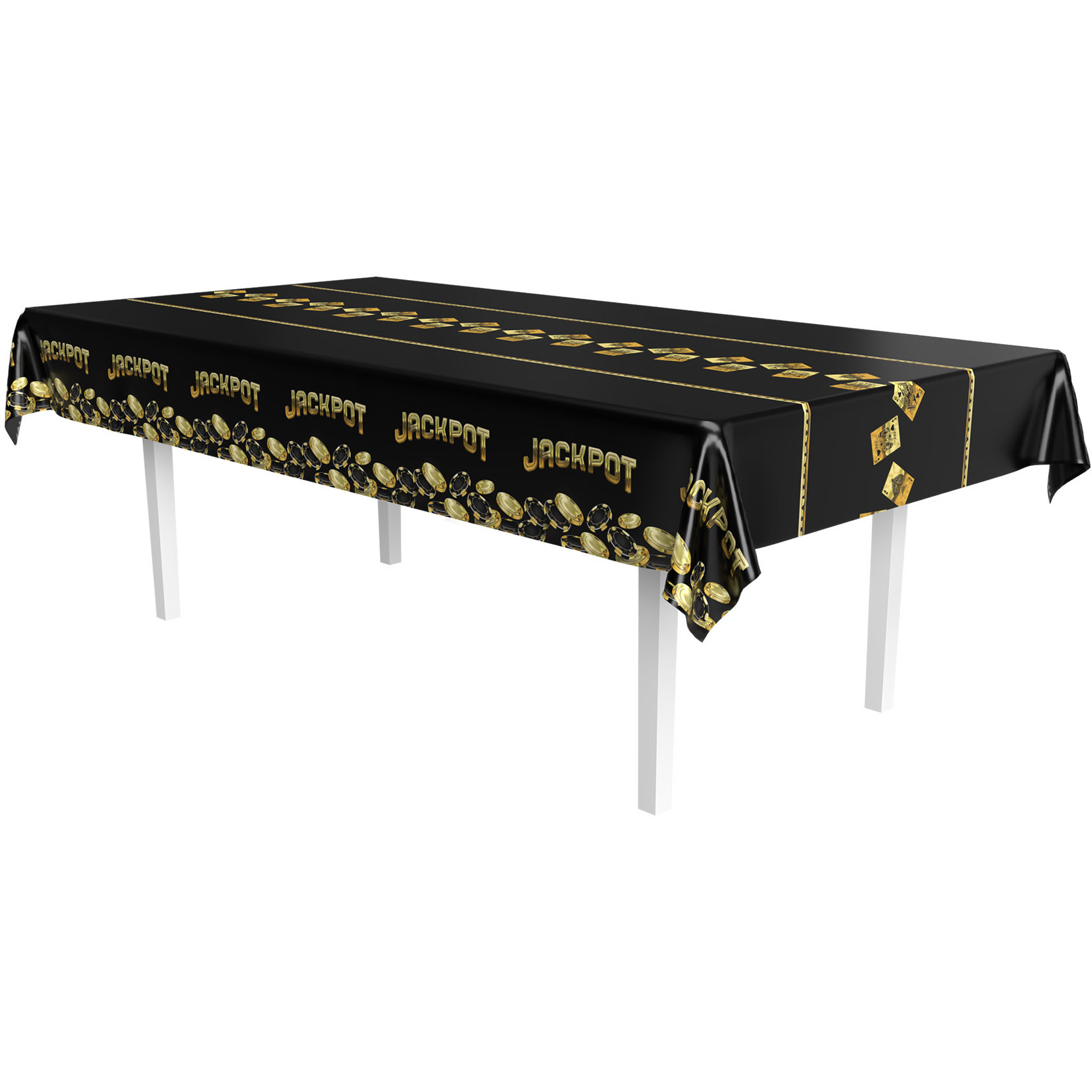 Metallic Casino Tablecover