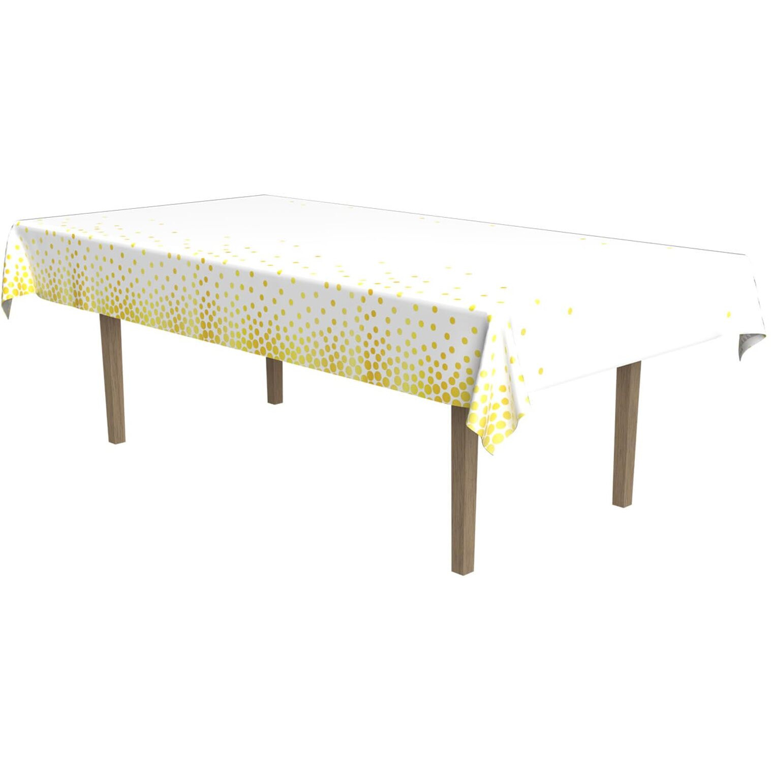 Metallic Polka Dots Tablecover