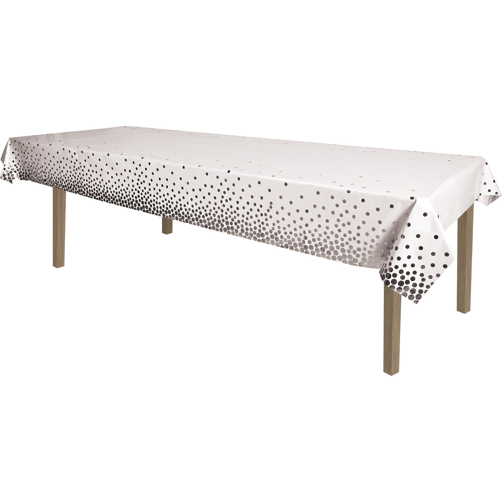 Metallic Polka Dots Tablecover