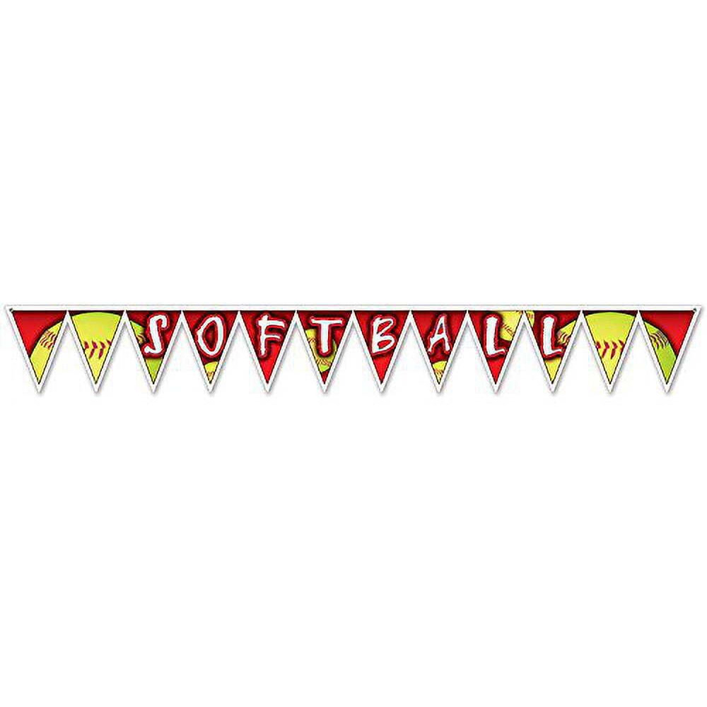 DDI 2181410 Softball Pennant Banner Case of 12