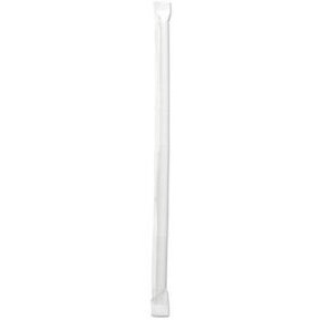 BWK 7.75 in. Wrapped Jumbo Straws&44 Clear