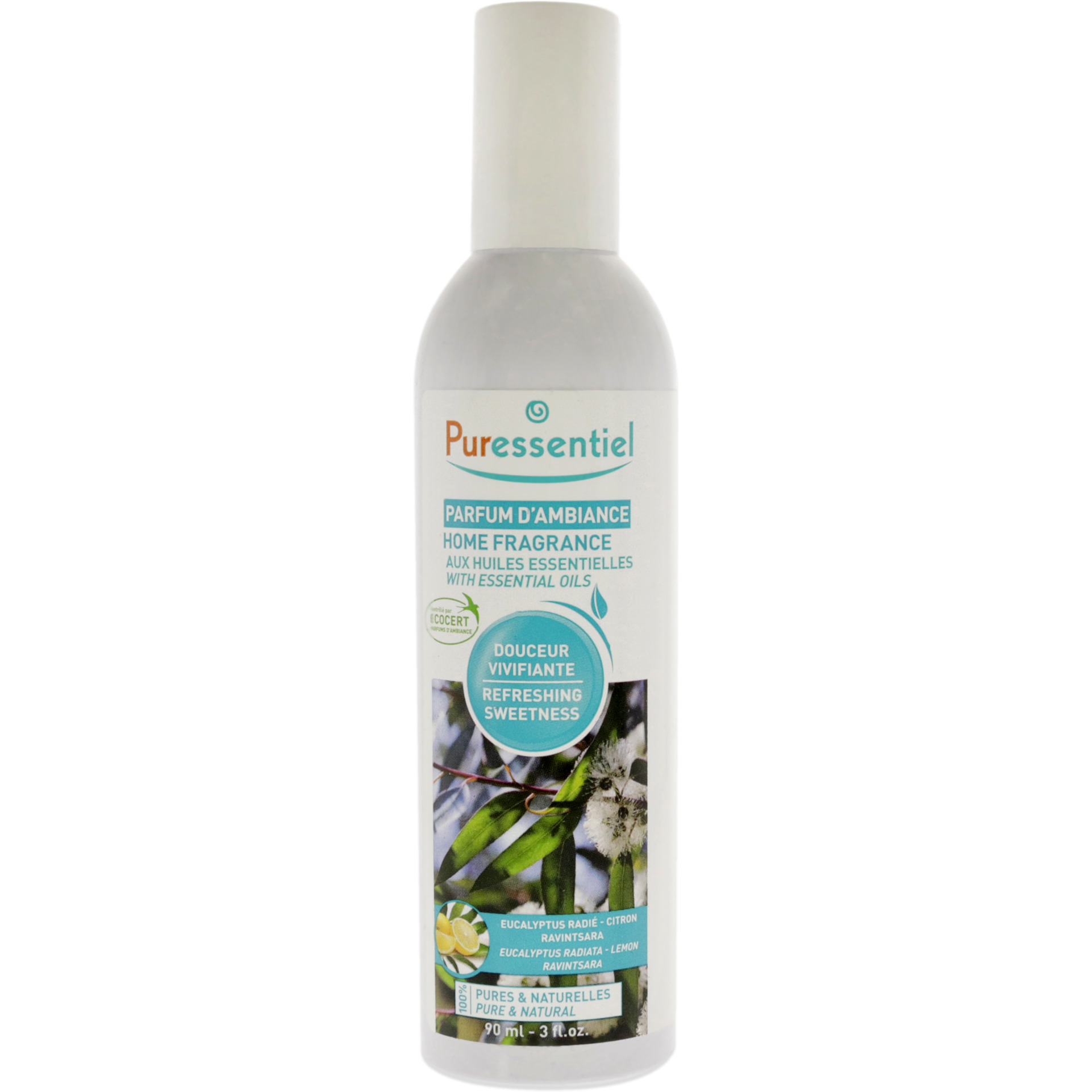 Home Fragrance With Essential Oils - Refreshing sweetness by Puressentiel for Unisex - 3 oz Spray