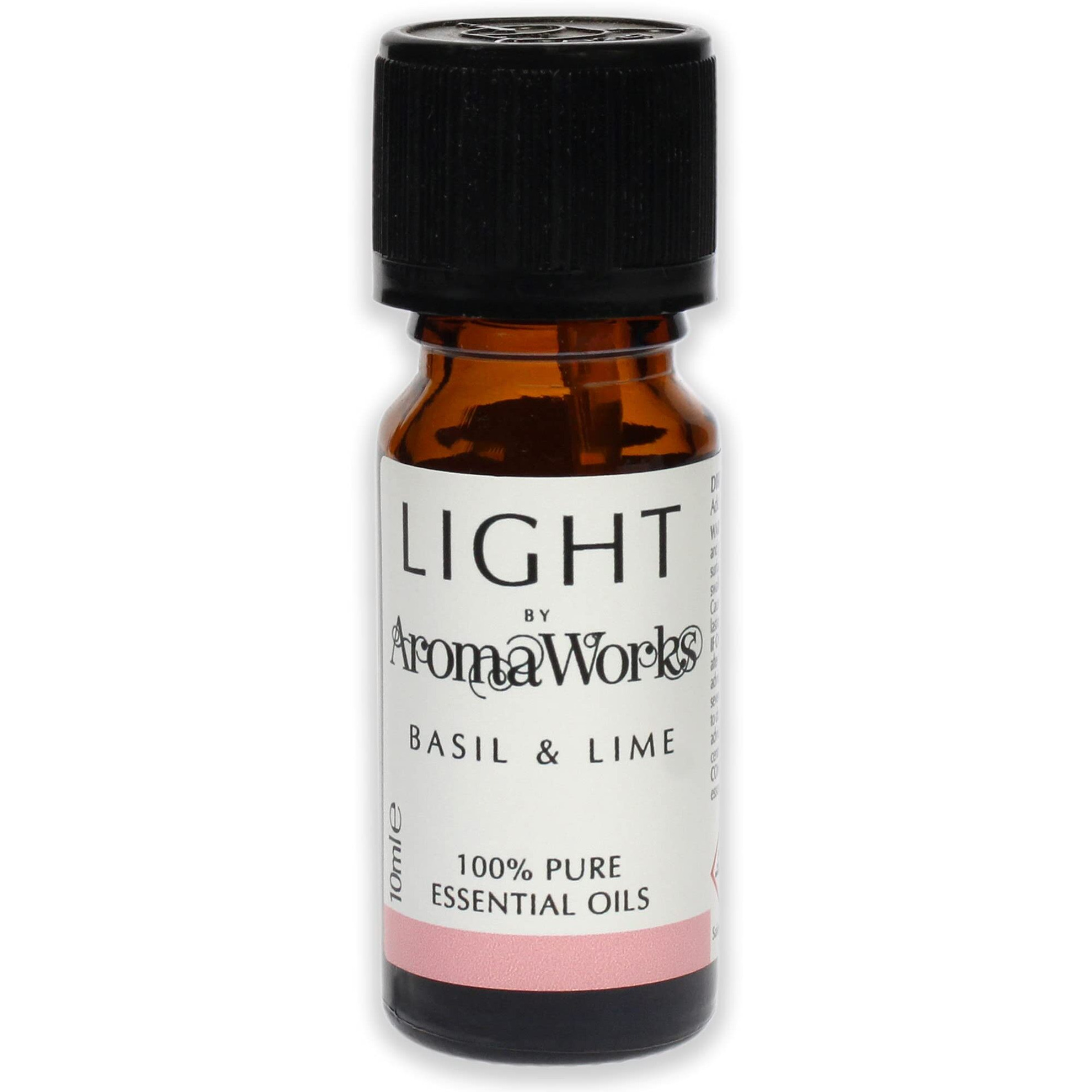 Light Essential Oil - Basil and Lime by Aromaworks for Unisex - 0.33 oz Oil