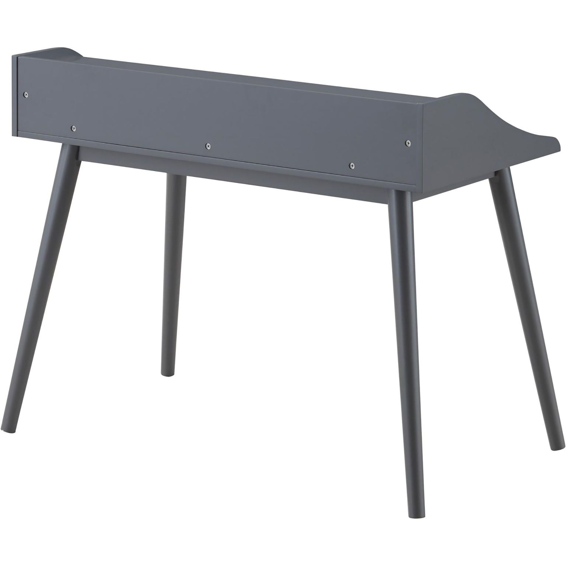 Grey 4-Compartment Writing Desk