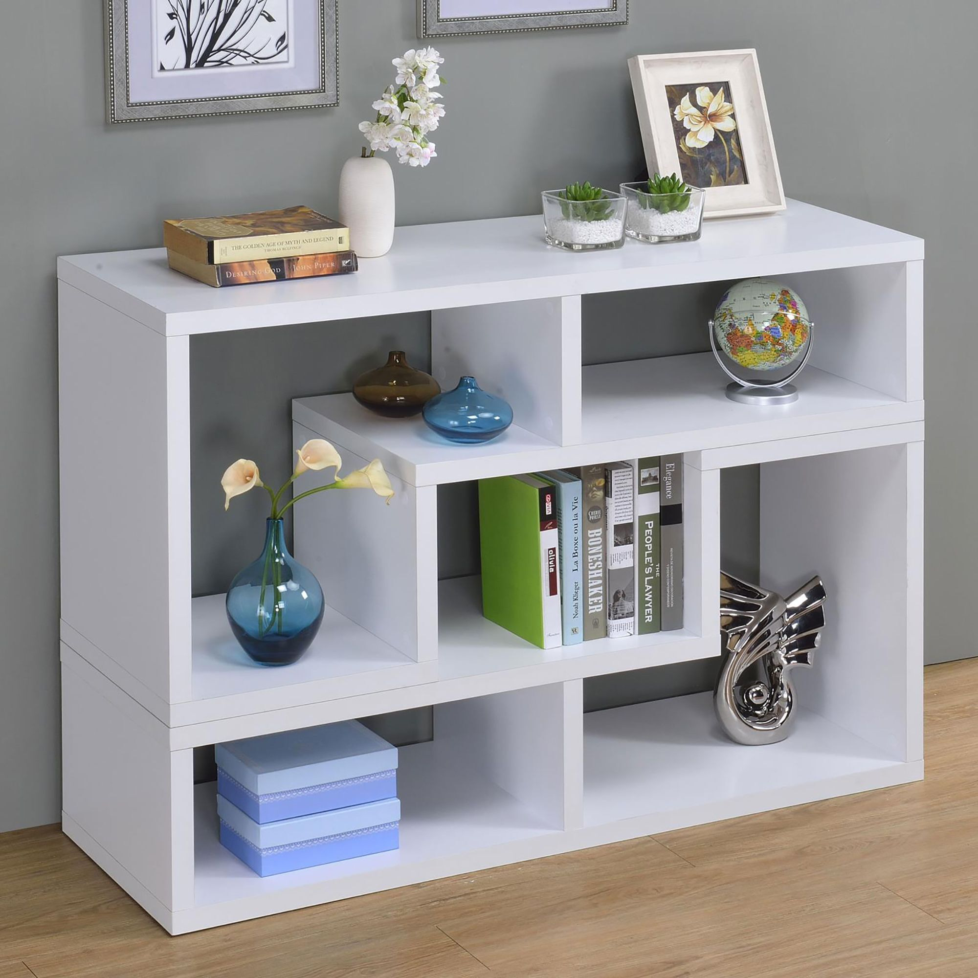 White Convertable Bookcase