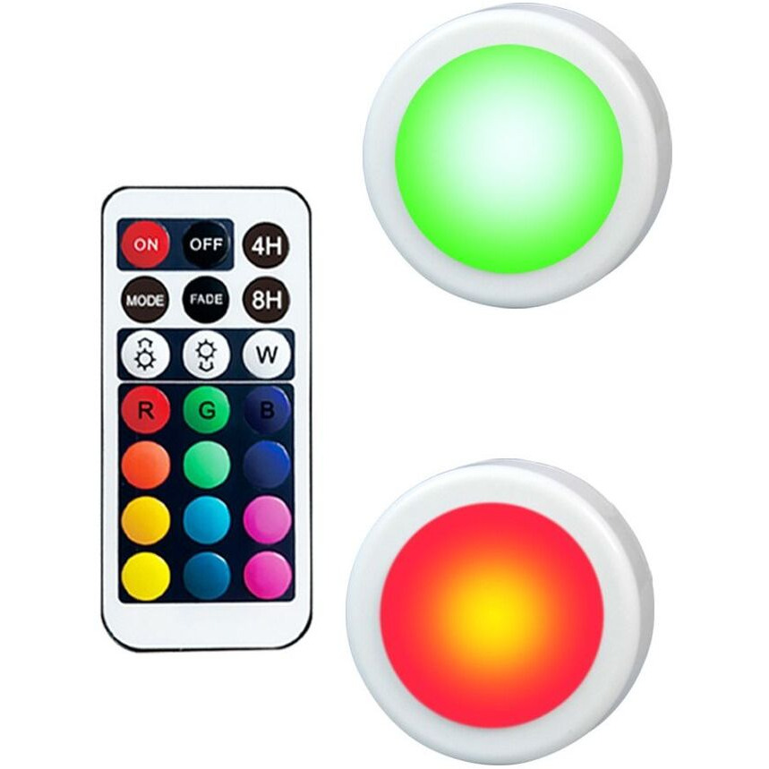 Color Pods - 2 Pack LED with Remote