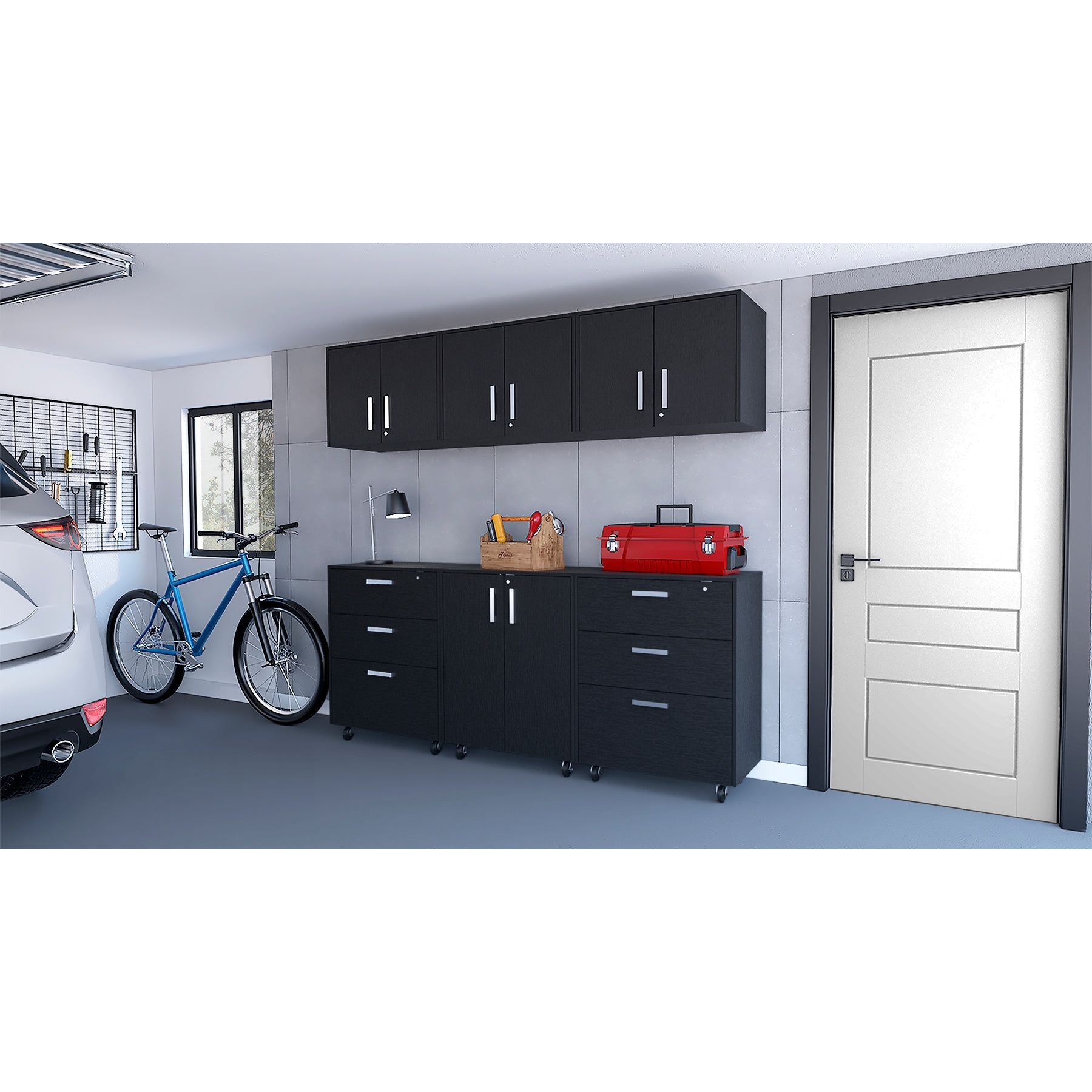 Jenna Black 6 Piece Garage Set