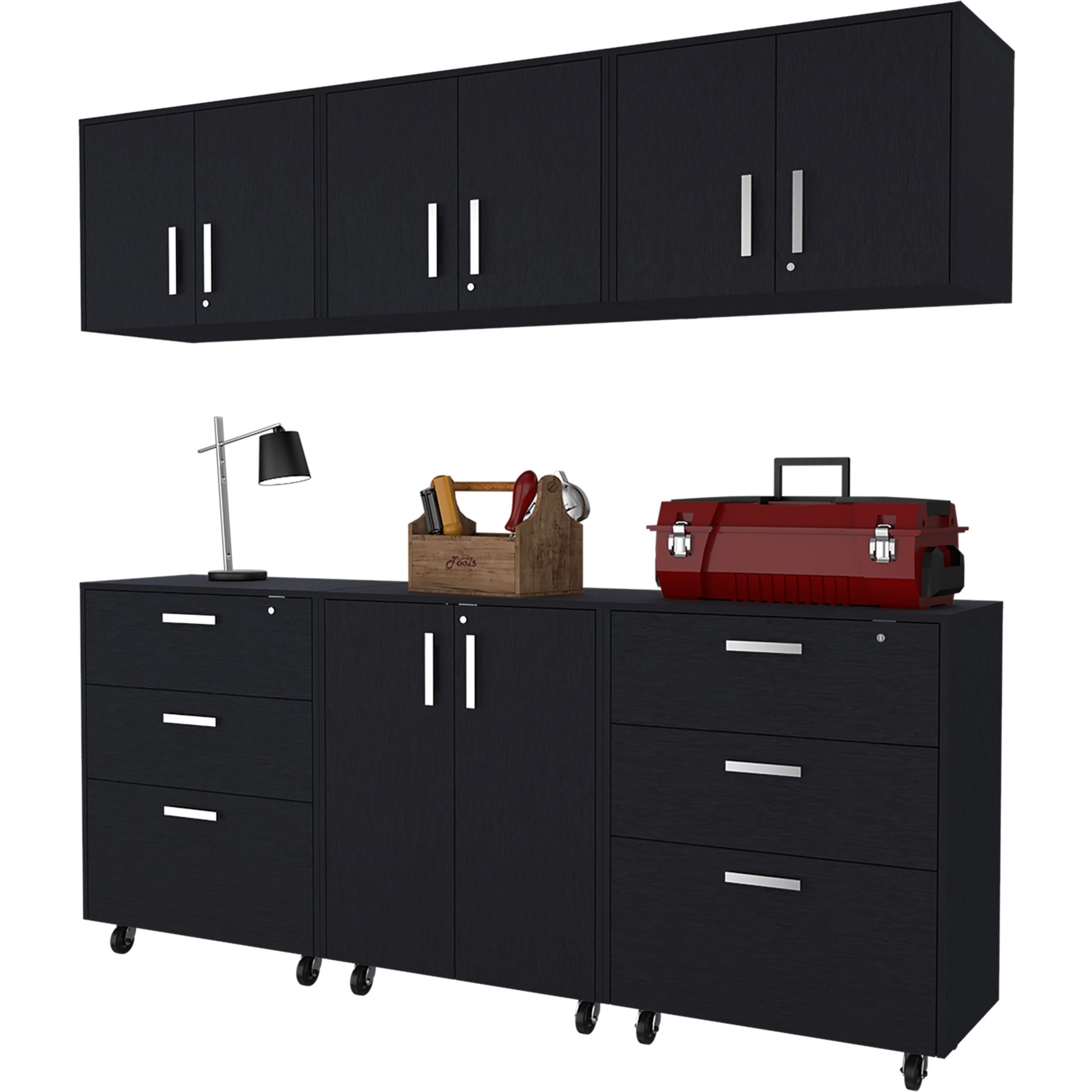 Jenna Black 6 Piece Garage Set