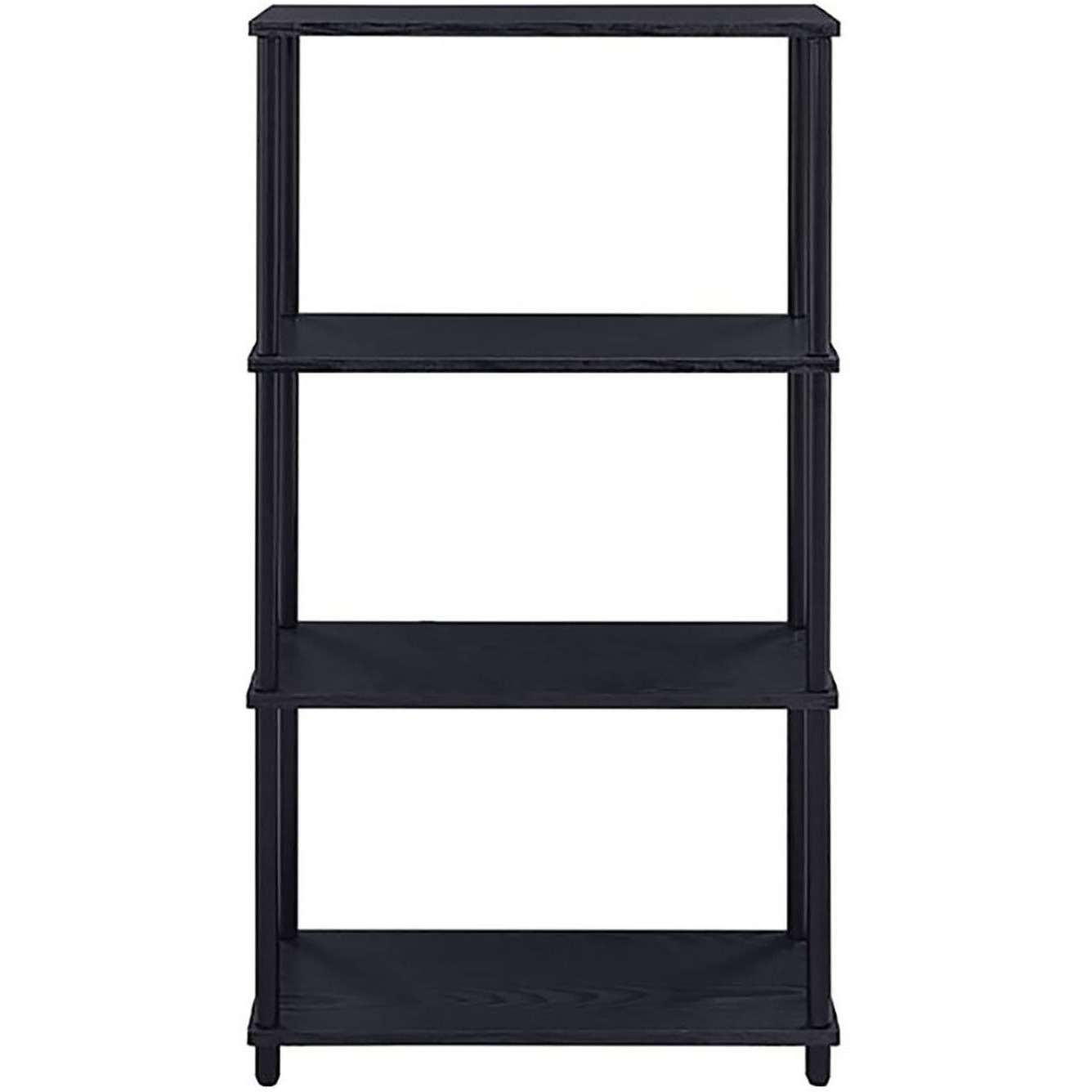 Black Bookshelf with 4 Shelf