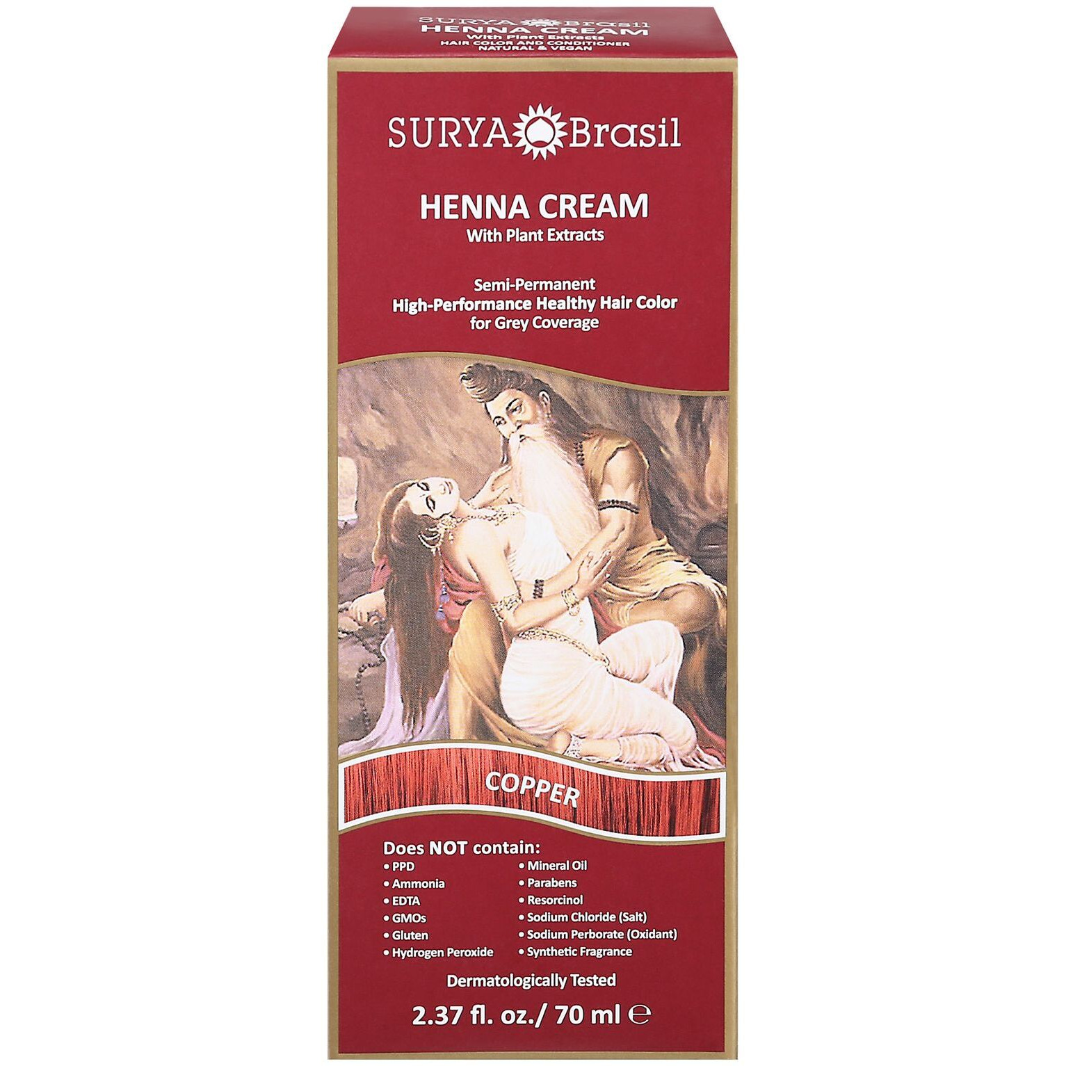 Surya Brasil - Henna Cream Copper - 1 Each-2.37 Oz