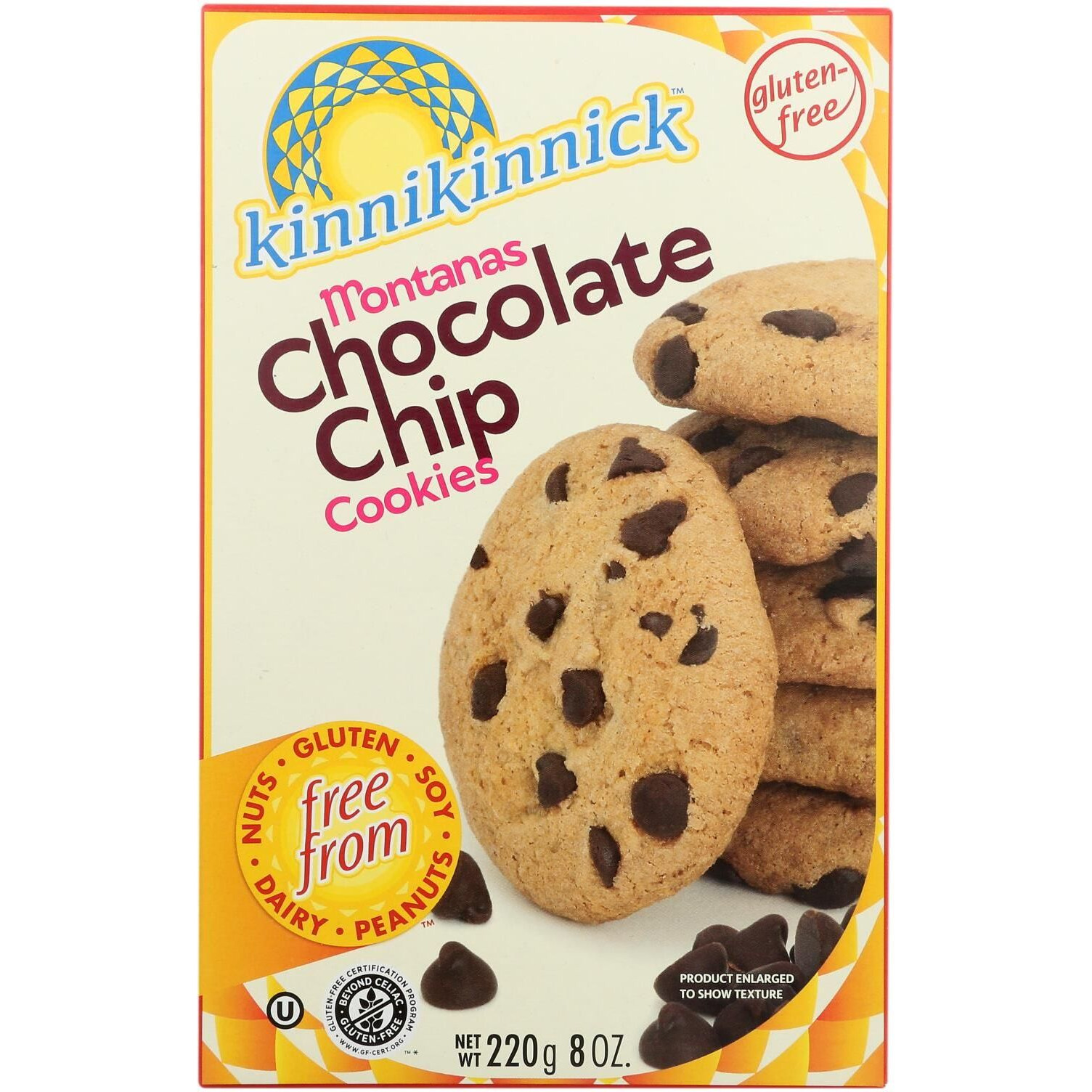 Kinnikinnick Cookies - Chocolate Chip - Case Of 6 - 8 Oz.