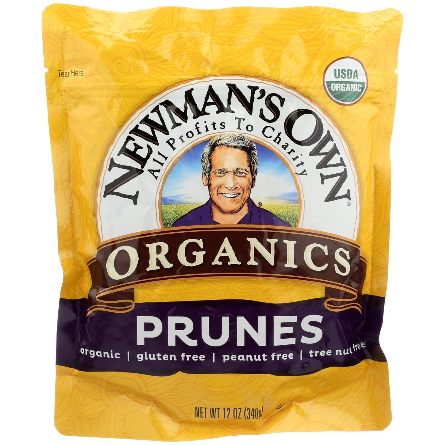 Newman's Own Organics Organic Pitted - Prunes - Case Of 12 - 12 Oz.