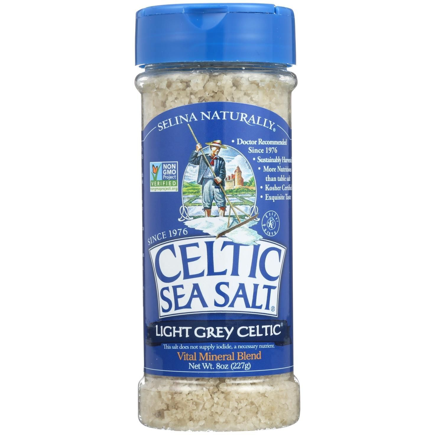 Celtic Sea Salt - Light Grey Celtic - Case Of 6 - 8 Oz.