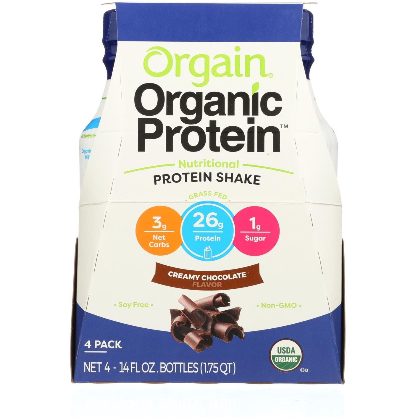 Orgain Creamy Chocolate Nutritional Protein Shake - Case Of 12 - 14 Fz