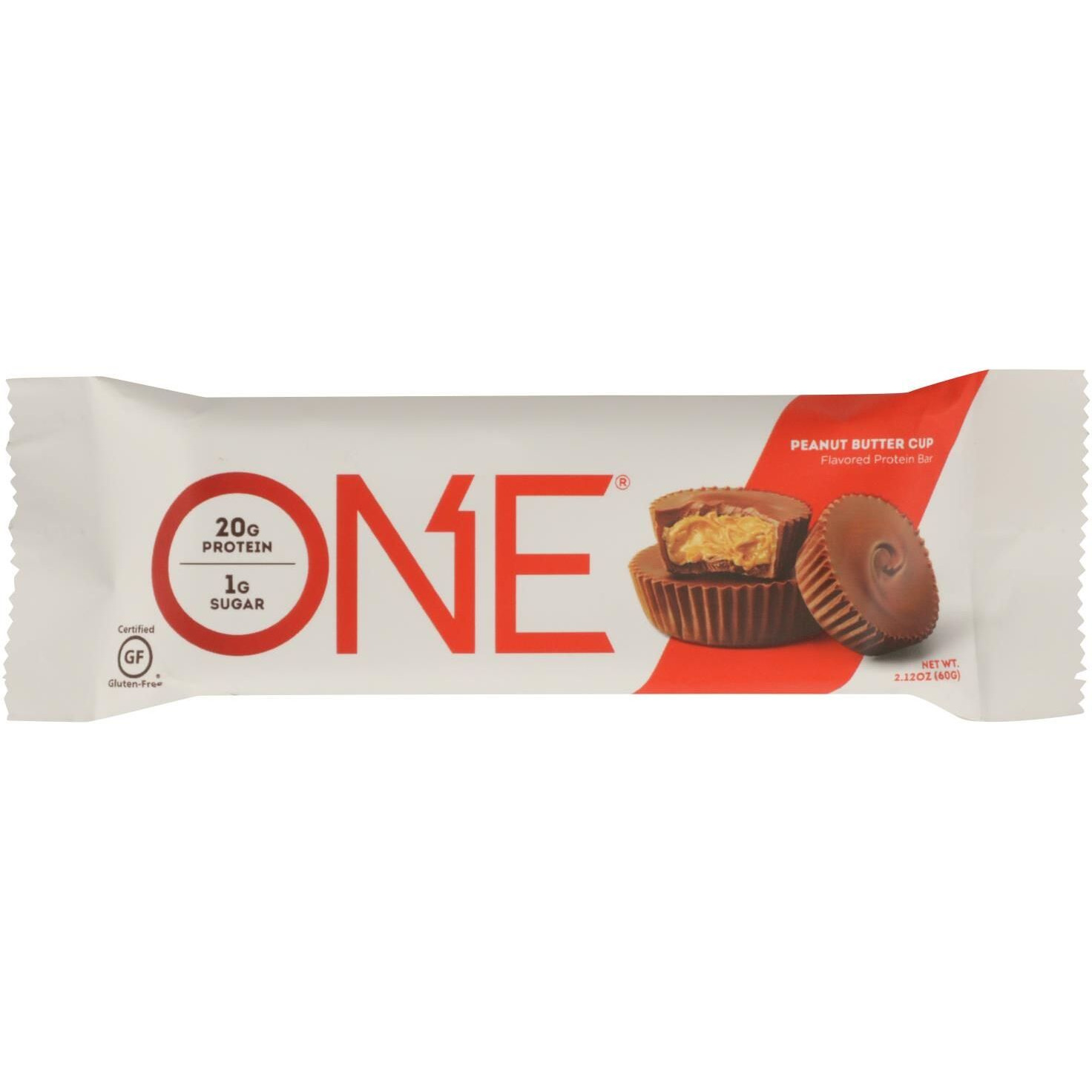 One Bar - Bar Protein Peanut Butter Cup - Case Of 12 - 60 Grm