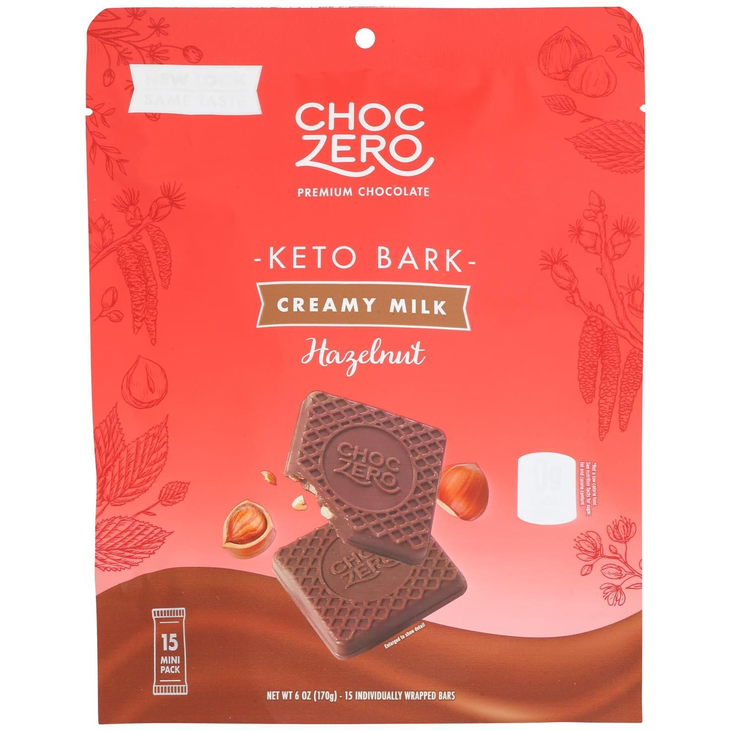 Choczero - Keto Brk Milk Chocolate Hazelnt - Case Of 12-6 Oz