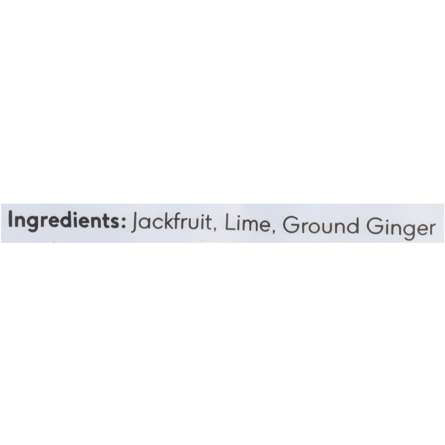 Amazi Foods - Jackfruit Chws Ginger Lime - Case Of 6-2.3 Oz