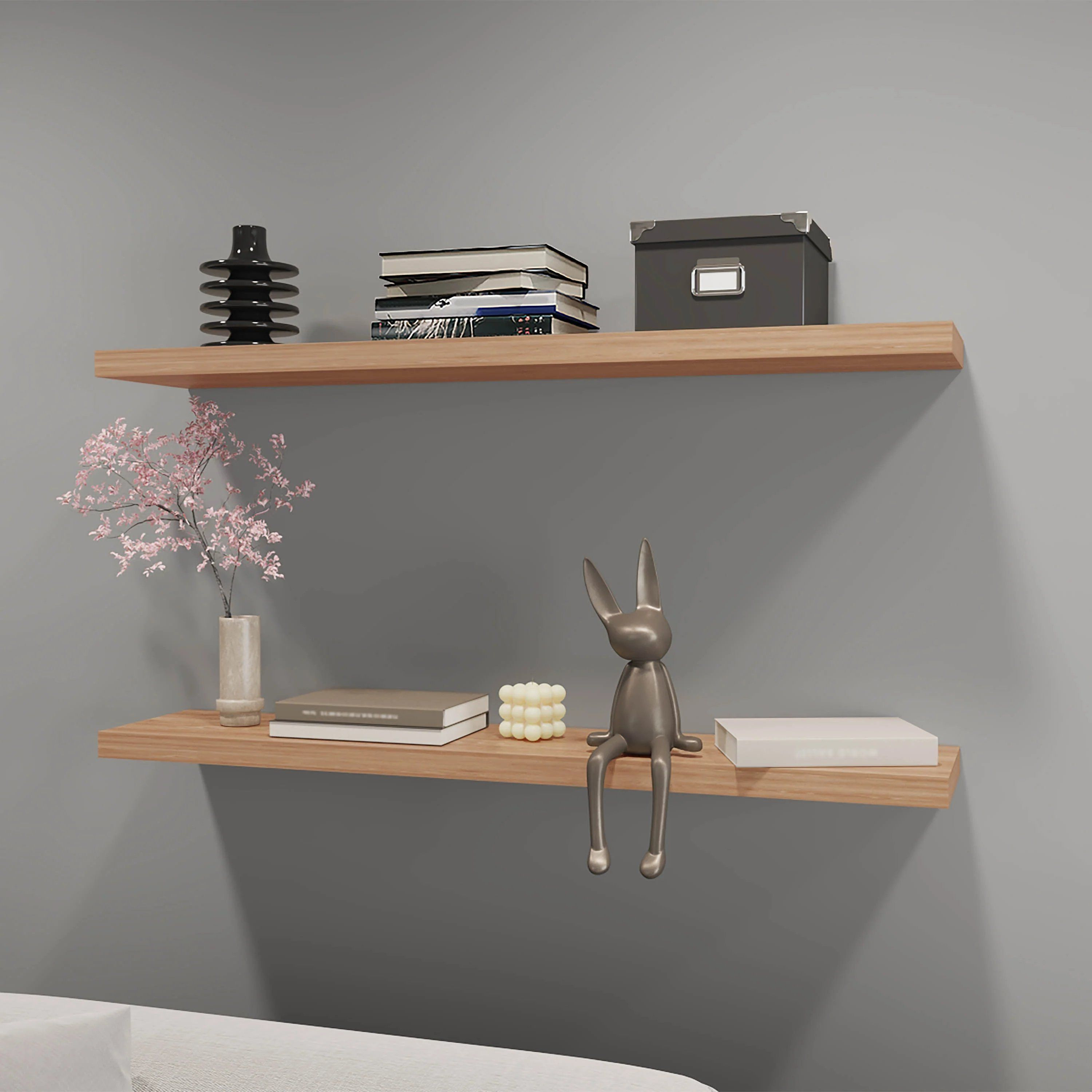 Pine Floating Shelf