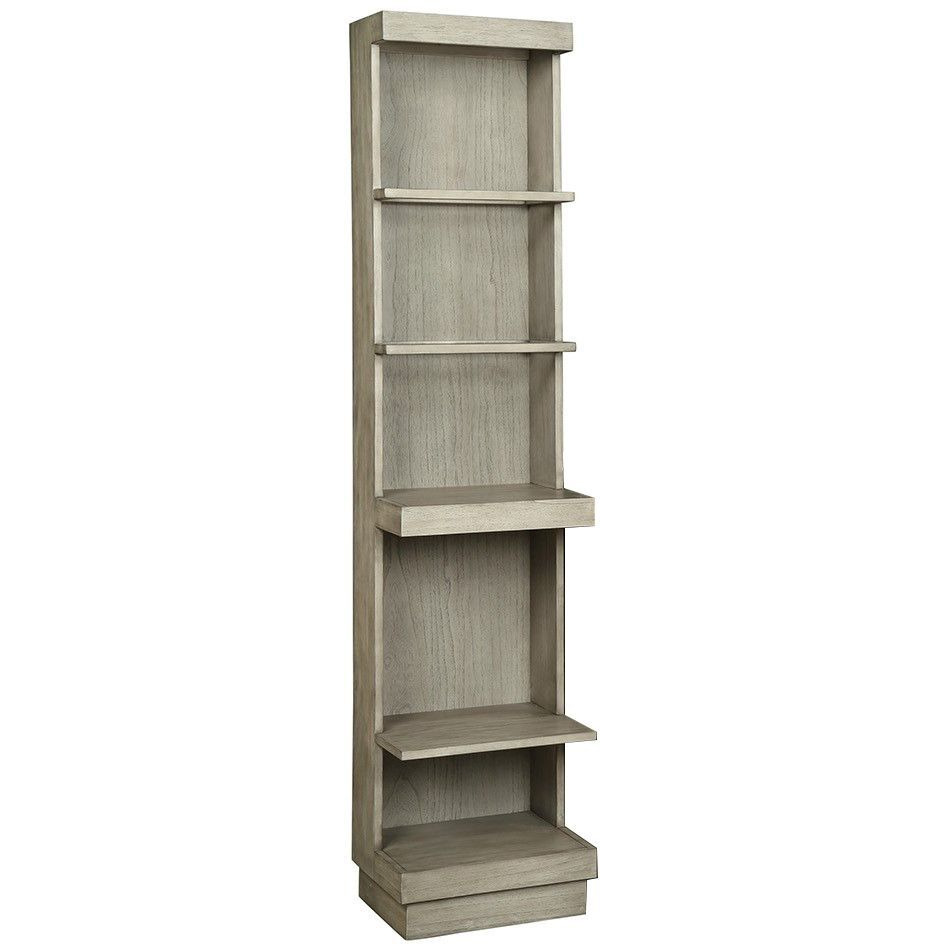 Bridgevine Home Celino Bookshelf Pier, Set of 2, No Assembly Required, Sandstone Finish