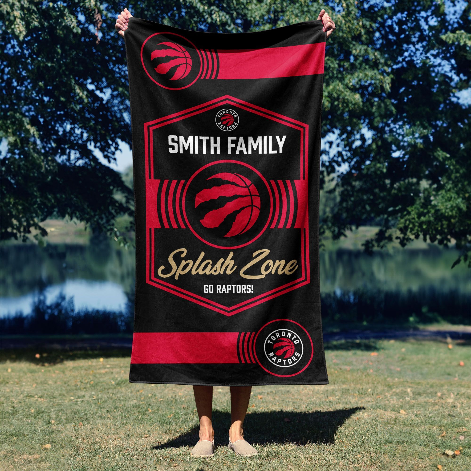 NBA Toronto Raptors Dominion Personalized Beach Towel 3060 Inches